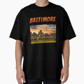 Baltimore Maryland Inner Harbor T-Shirt - Minimalist Print for Adults - T-Shirt, Sweatshirt, Hoodie