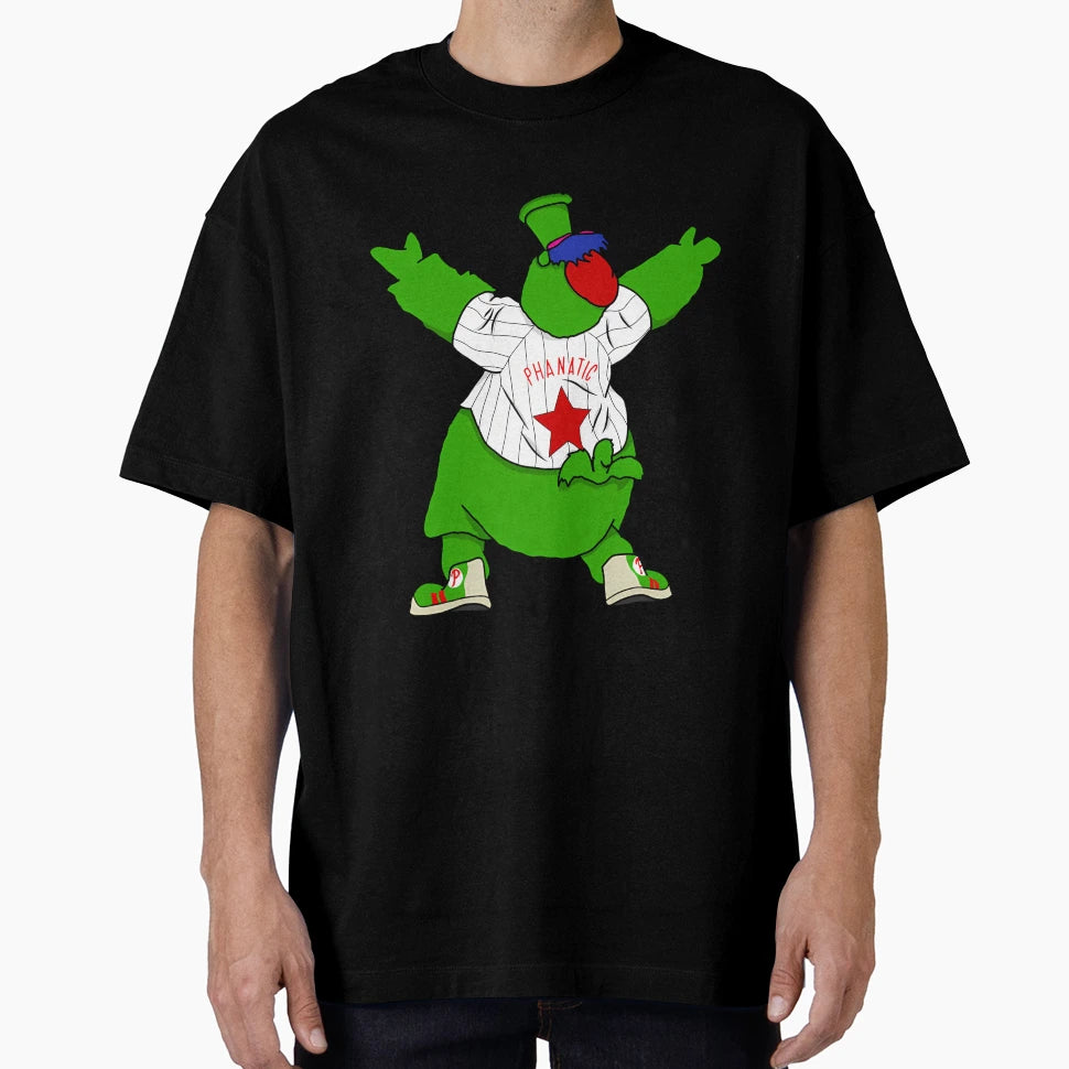 Phillie Phanatic Mascot Celebration T-Shirt - Custom Art Print Men Women - T-Shirt, Sweatshirt, Hoodie