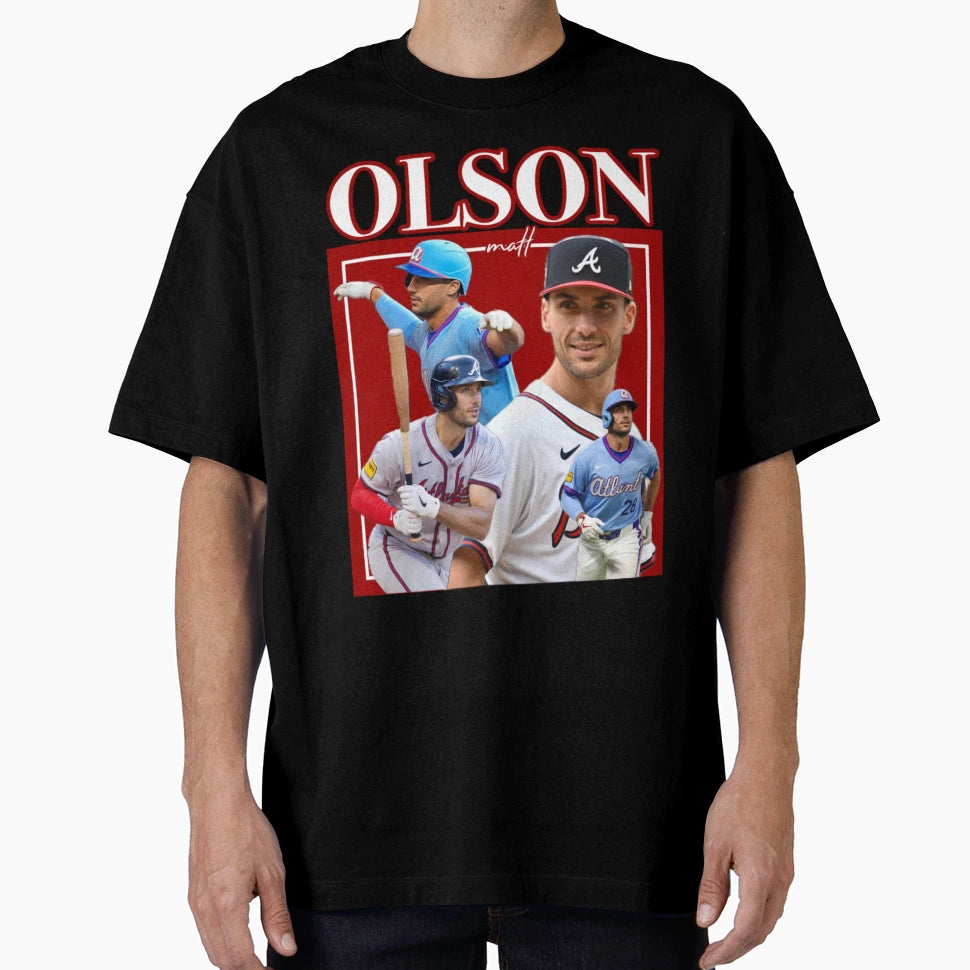 Matt Olson T-Shirt - Graphic Print Unisex - T-Shirt, Sweatshirt, Hoodie