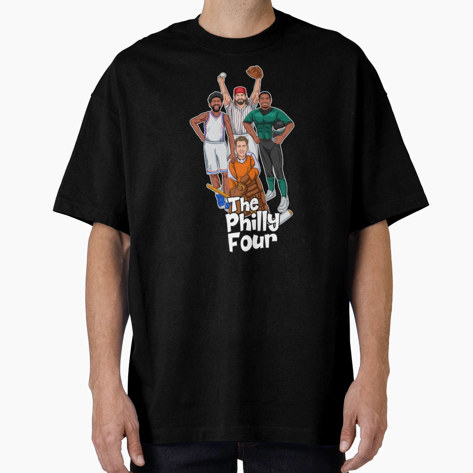 Philly Four T-Shirt - Aesthetic Graphic Unisex - T-Shirt, Sweatshirt, Hoodie
