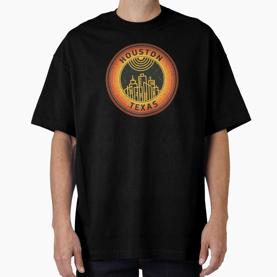 Houston Texas T-Shirt - Custom Art Print for Adults - T-Shirt, Sweatshirt, Hoodie