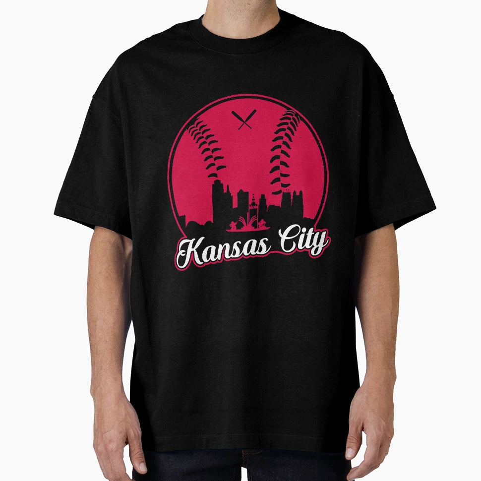 Kansas City Baseball Game Day T-Shirt - Graphic Print Unisex - T-Shirt, Sweatshirt, Hoodie