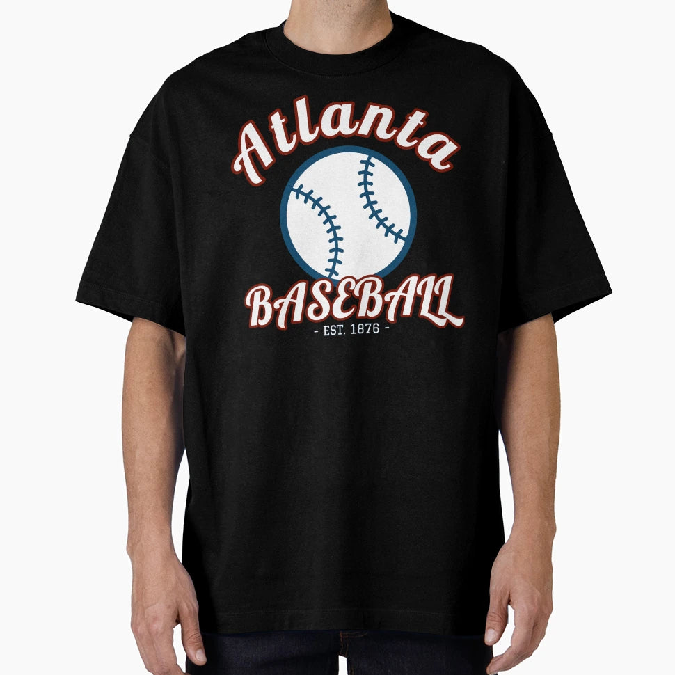 Atlanta Georgia Baseball Home Run T-Shirt - Streetwear Style Men Women - T-Shirt, Sweatshirt, Hoodie