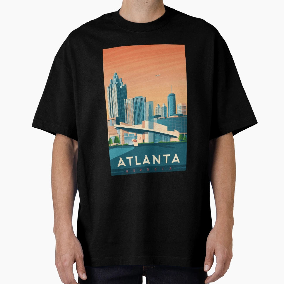 Atlanta Georgia T-Shirt - Trendy Graphic for Adults - T-Shirt, Sweatshirt, Hoodie