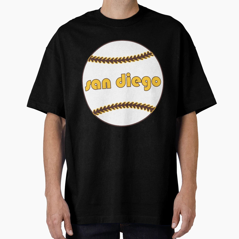 San Diego Throwback Baseball T-Shirt - Fun Novelty Design Men Women - T-Shirt, Sweatshirt, Hoodie