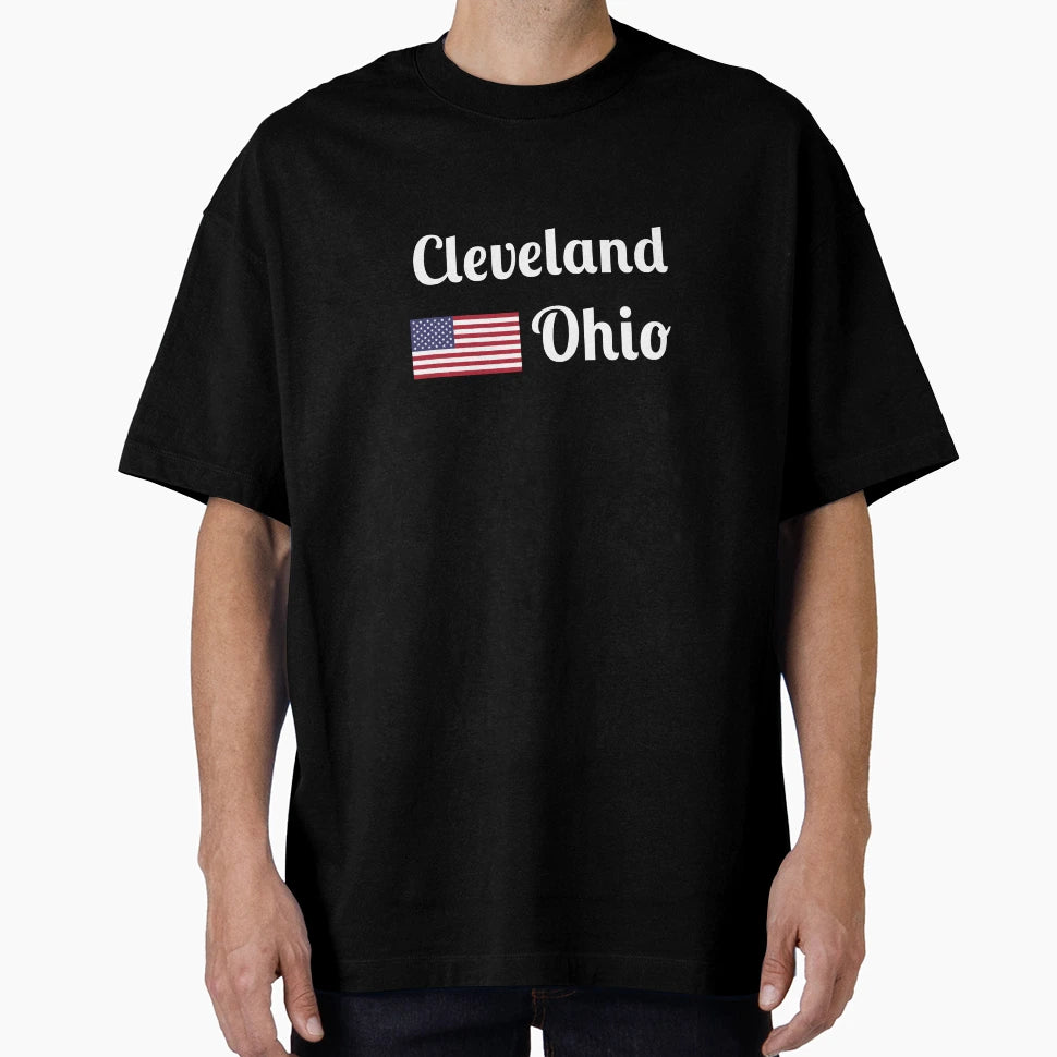 Cleveland Ohio Stylish Prints T-Shirt - Minimalist Print Unisex - T-Shirt, Sweatshirt, Hoodie