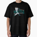 Seattle Baseball Slugger Home Run T-Shirt - Custom Art Print for Adults - T-Shirt, Sweatshirt, Hoodie