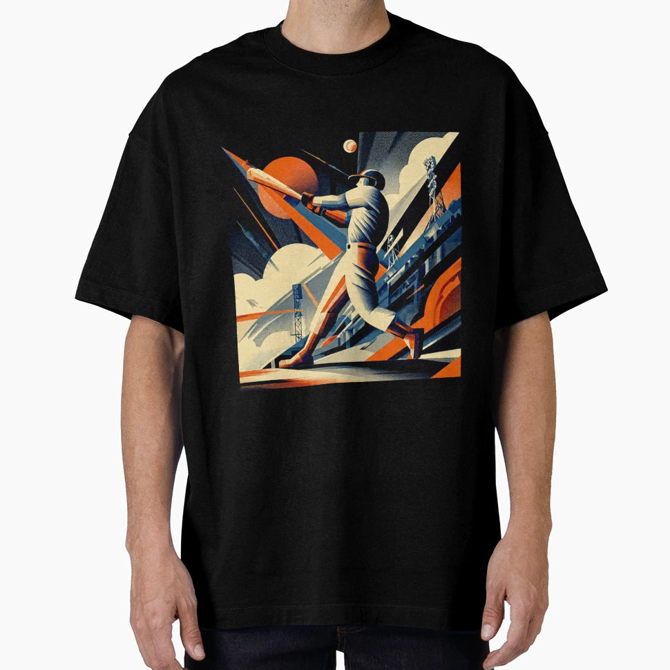 Home Run Baseball Art Collection T-Shirt - Custom Art Print for Adults - T-Shirt, Sweatshirt, Hoodie