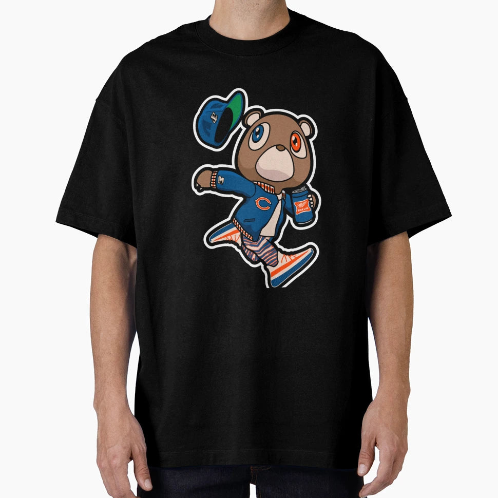 Kanye West Dropout Bear Chicago T-Shirt - Novelty Apparel for Adults - T-Shirt, Sweatshirt, Hoodie