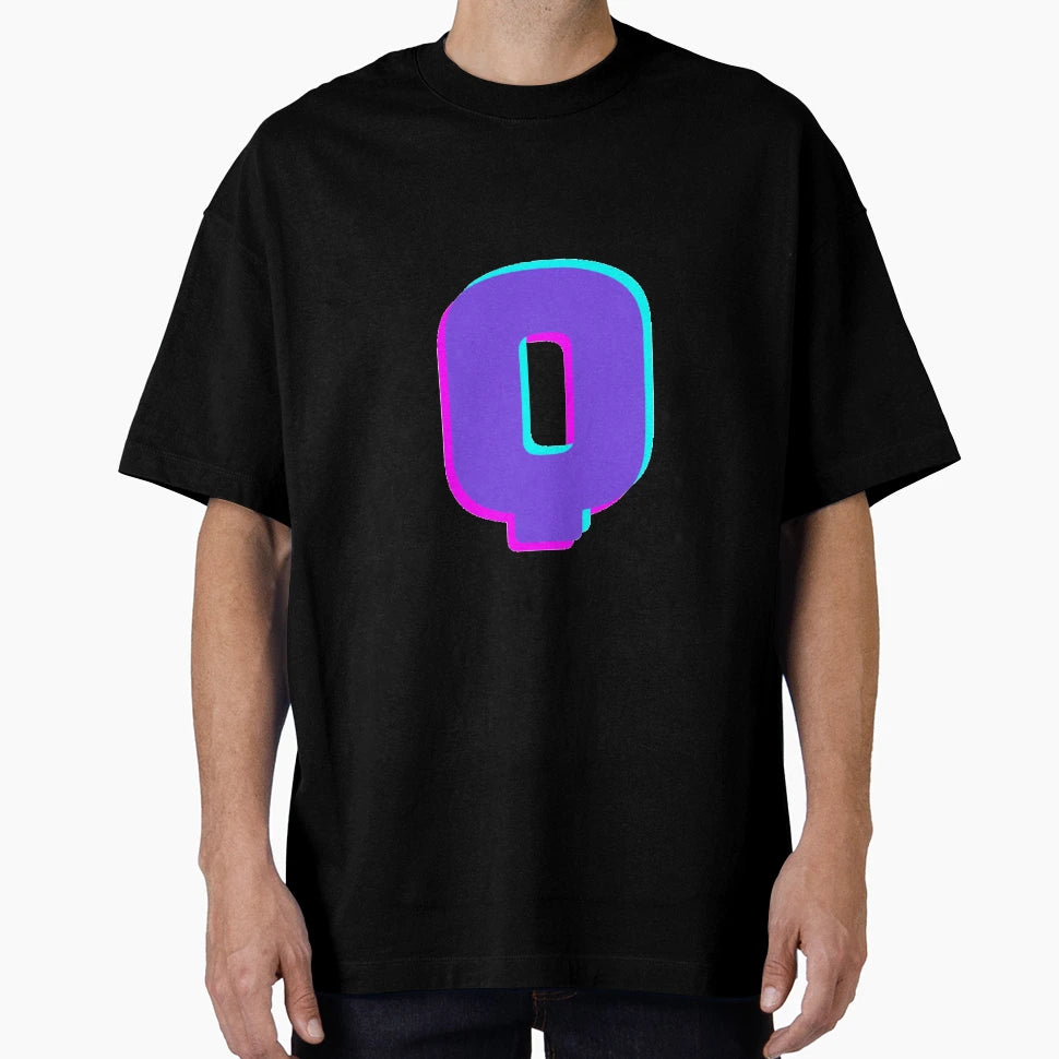 Letter Q T-Shirt - Minimalist Print Unisex - T-Shirt, Sweatshirt, Hoodie