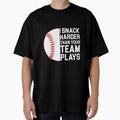 I Snack Harder Than Your Team Plays T-Shirt - Minimalist Print Men Women - T-Shirt, Sweatshirt, Hoodie