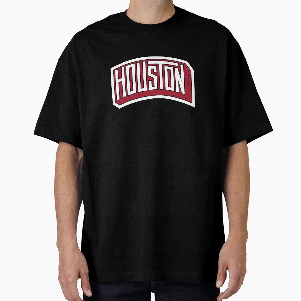 Houston Football City Word Art T-Shirt - Custom Art Print Unisex - T-Shirt, Sweatshirt, Hoodie