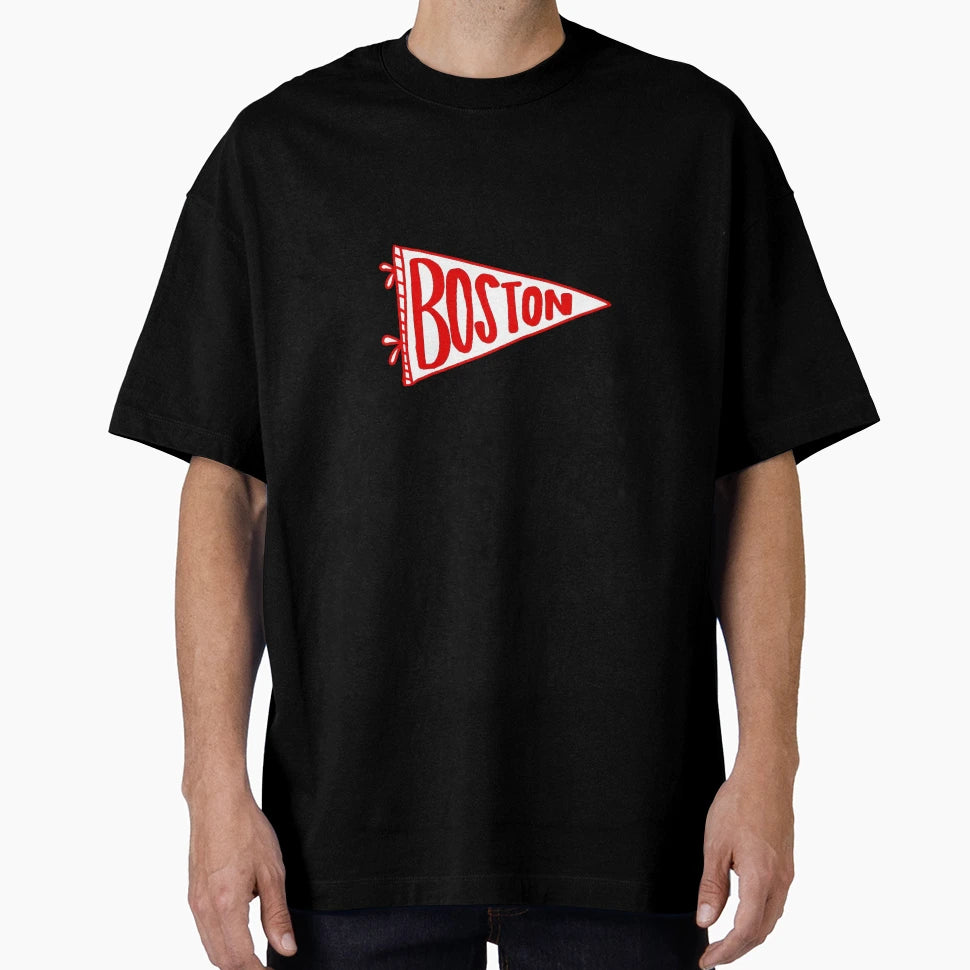 Boston Pennant T-Shirt - Trendy Graphic Unisex - T-Shirt, Sweatshirt, Hoodie