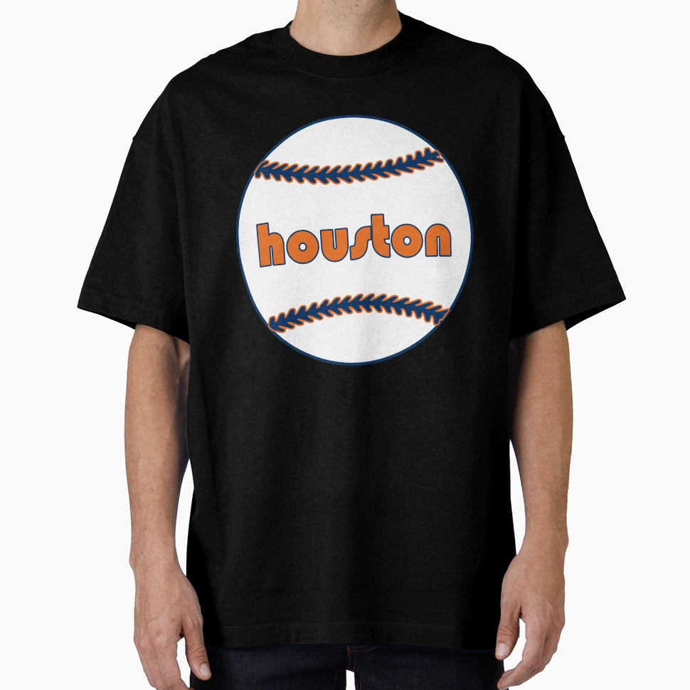 Houston Throwback Baseball T-Shirt - Casual Everyday Wear Men Women - T-Shirt, Sweatshirt, Hoodie