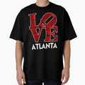 Love Atlanta City Map Atlanta 404 T-Shirt - Fun Novelty Design for Adults - T-Shirt, Sweatshirt, Hoodie