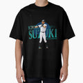 Ichiro Suzuki T-Shirt - Minimalist Print Men Women - T-Shirt, Sweatshirt, Hoodie