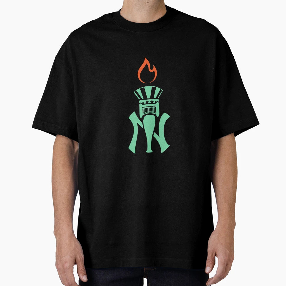 New York Torch T-Shirt - Minimalist Print for Adults - T-Shirt, Sweatshirt, Hoodie