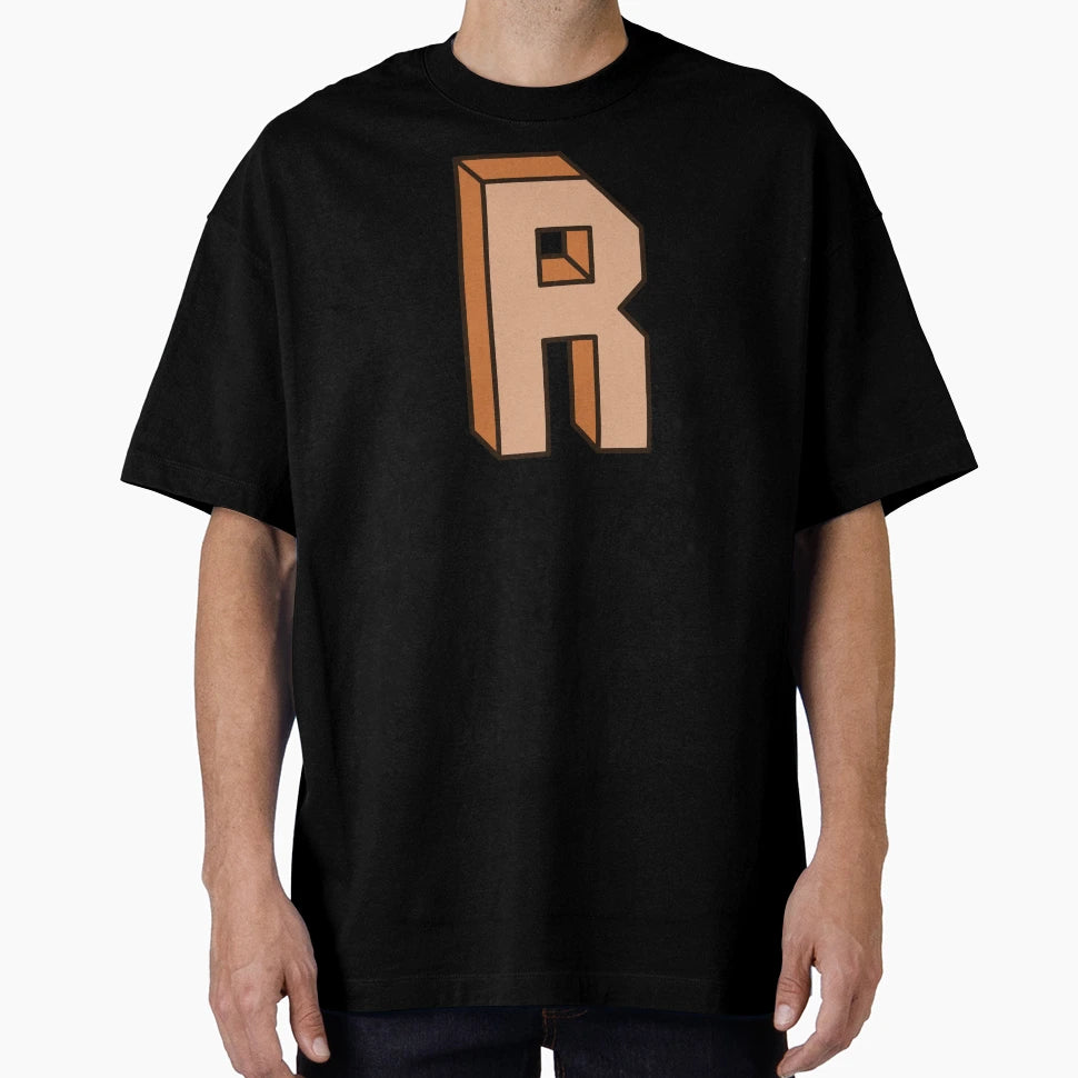 Block Letter R T-Shirt - Streetwear Style Men Women - T-Shirt, Sweatshirt, Hoodie