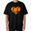 Us State San Francisco Baseball Hear T-Shirt - Novelty Apparel for Adults - T-Shirt, Sweatshirt, Hoodie