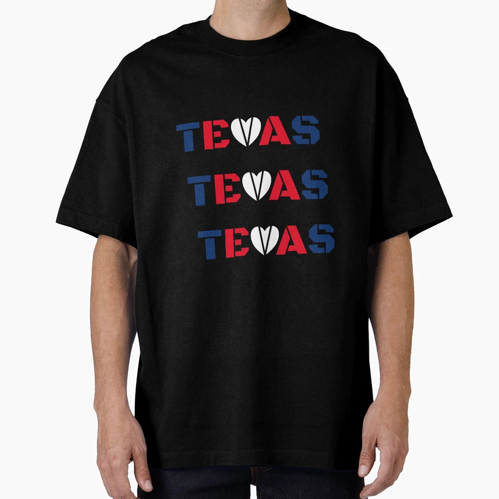 Texas Heart T-Shirt - Graphic Print for Adults - T-Shirt, Sweatshirt, Hoodie