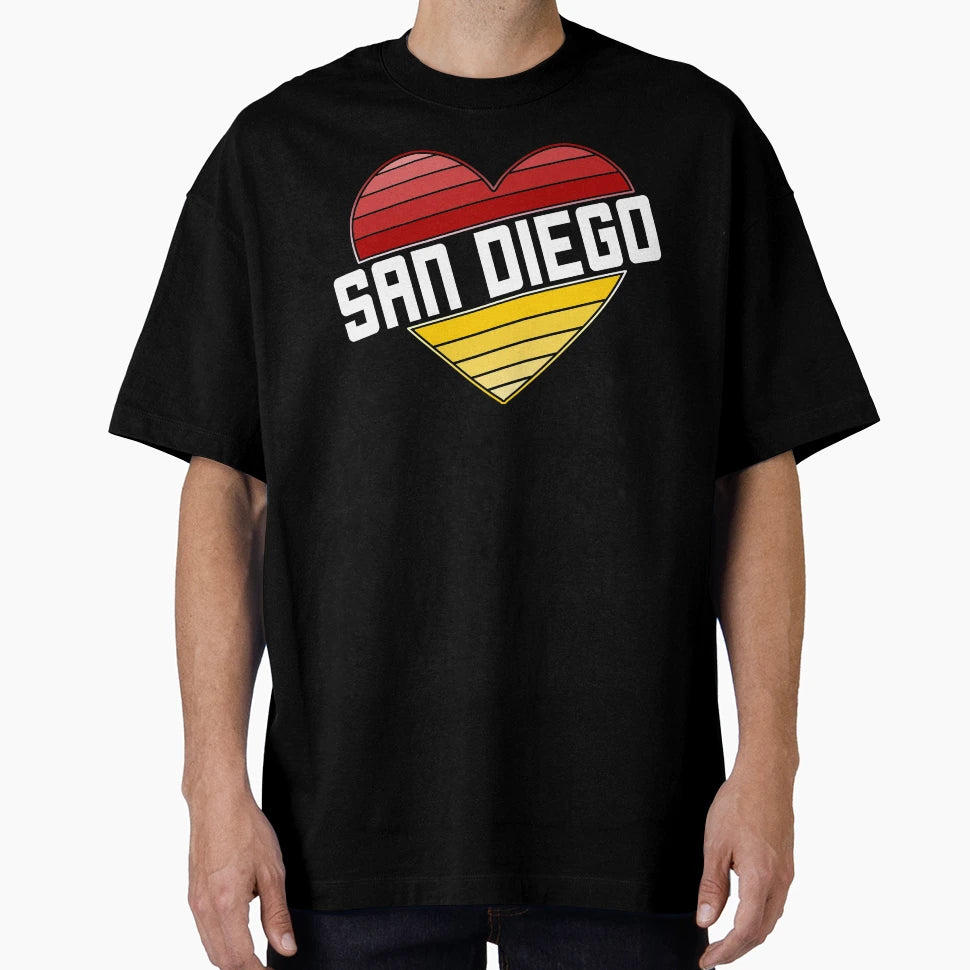 San Diego I Love San Diego Gradient T-Shirt - Minimalist Print for Adults - T-Shirt, Sweatshirt, Hoodie