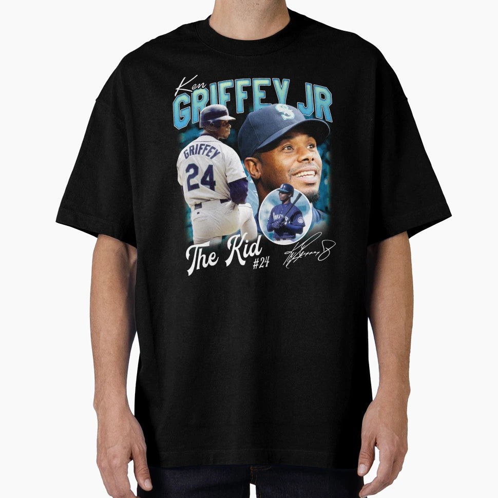 Ken Grifey Jr 24 T-Shirt - Trendy Graphic Unisex - T-Shirt, Sweatshirt, Hoodie
