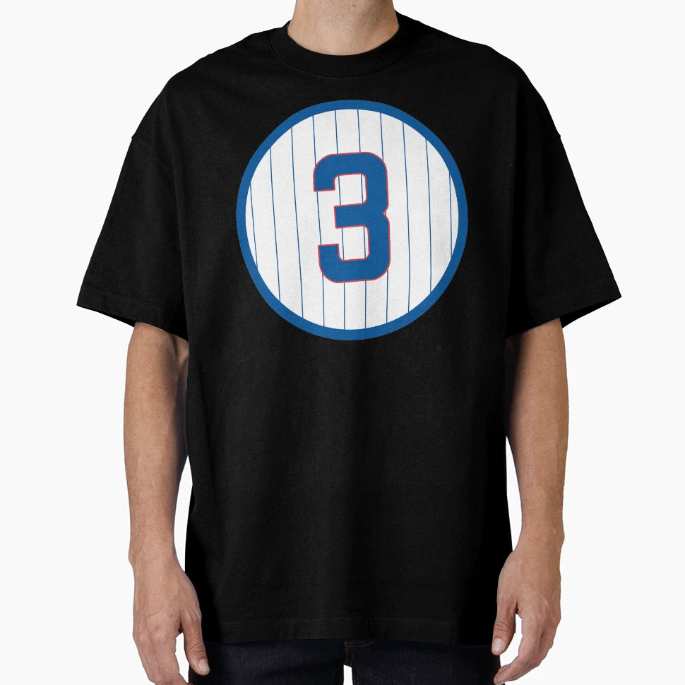 David Ross 3 Jersey Number T-Shirt - Minimalist Print Unisex - T-Shirt, Sweatshirt, Hoodie