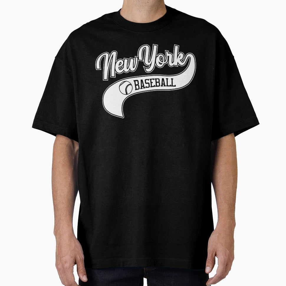 New York Baseball Ny Swoosh T-Shirt - Unique Graphic for Adults - T-Shirt, Sweatshirt, Hoodie