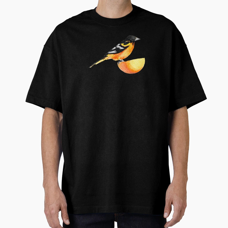 Oriole And Orange T-Shirt - Streetwear Style Men Women - T-Shirt, Sweatshirt, Hoodie