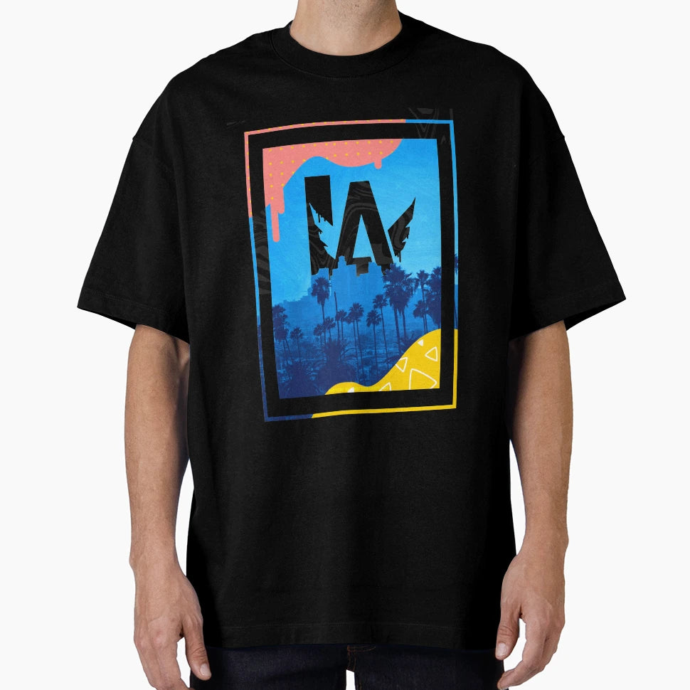 Los Angeles Valiant Cityscape T-Shirt - Streetwear Style Men Women - T-Shirt, Sweatshirt, Hoodie