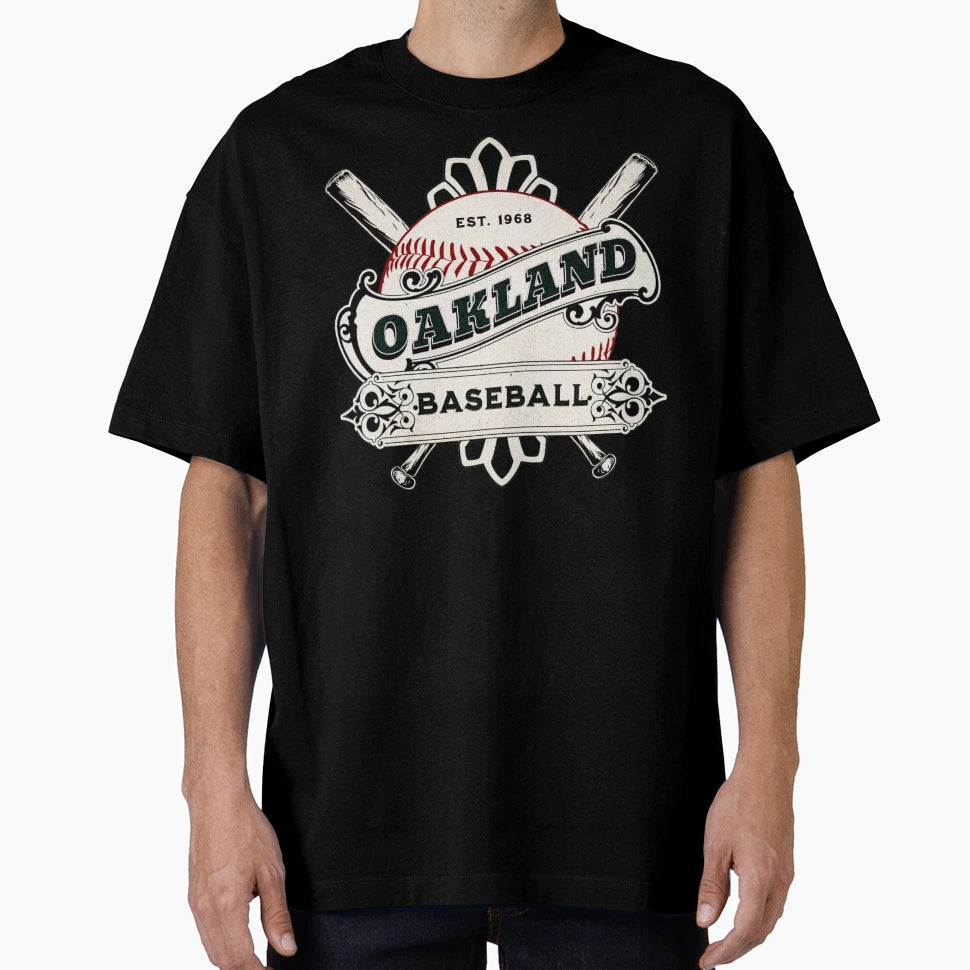 Oakland Baseball T-Shirt - Custom Art Print for Adults - T-Shirt, Sweatshirt, Hoodie