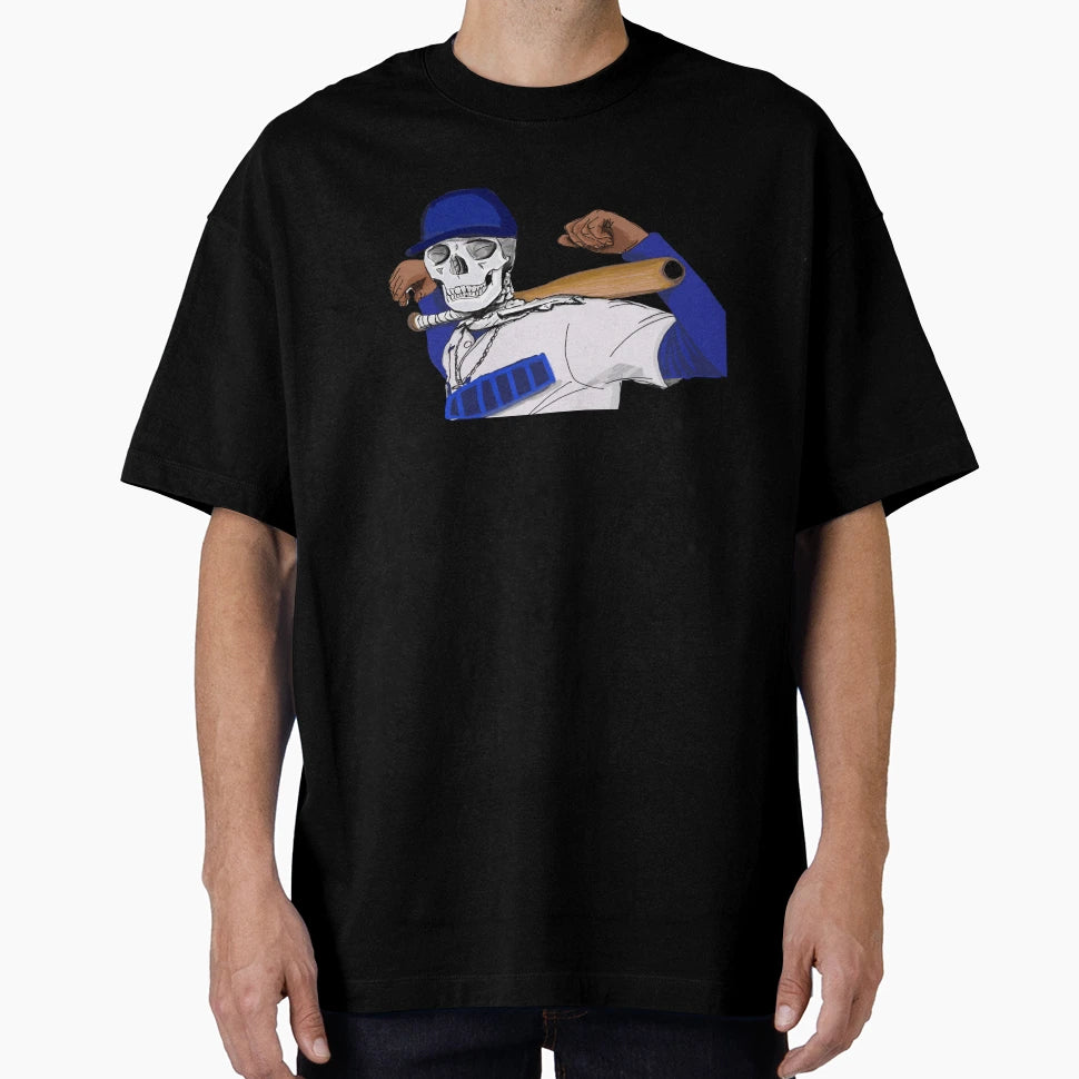 Skull Player T-Shirt - Custom Art Print for Adults - T-Shirt, Sweatshirt, Hoodie
