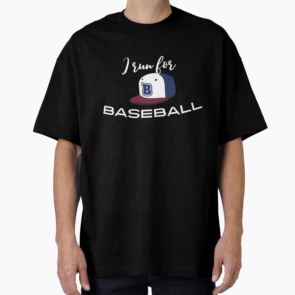 Baseball I Run Baseball Cap T-Shirt - Novelty Apparel Men Women - T-Shirt, Sweatshirt, Hoodie