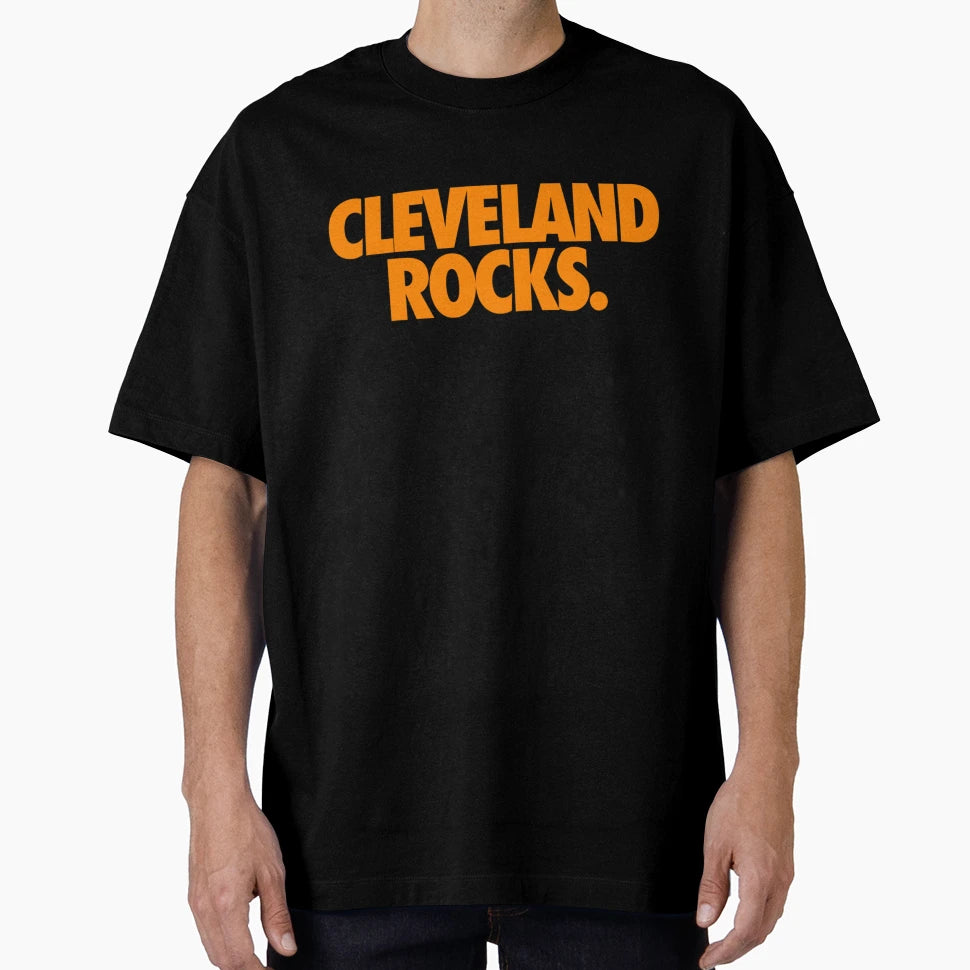 Cleveland Rocks Orange T-Shirt - Streetwear Style for Adults - T-Shirt, Sweatshirt, Hoodie