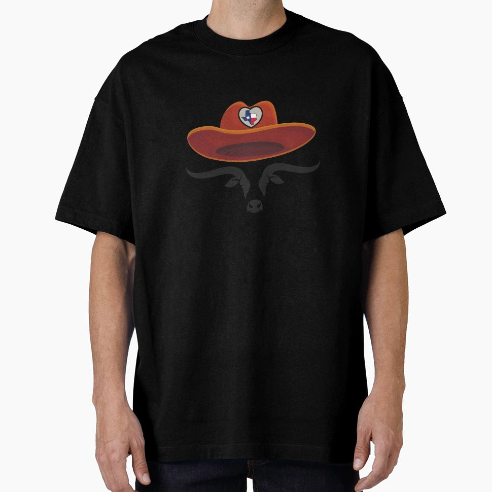 Cowboy Bull T-Shirt - Aesthetic Graphic for Adults - T-Shirt, Sweatshirt, Hoodie