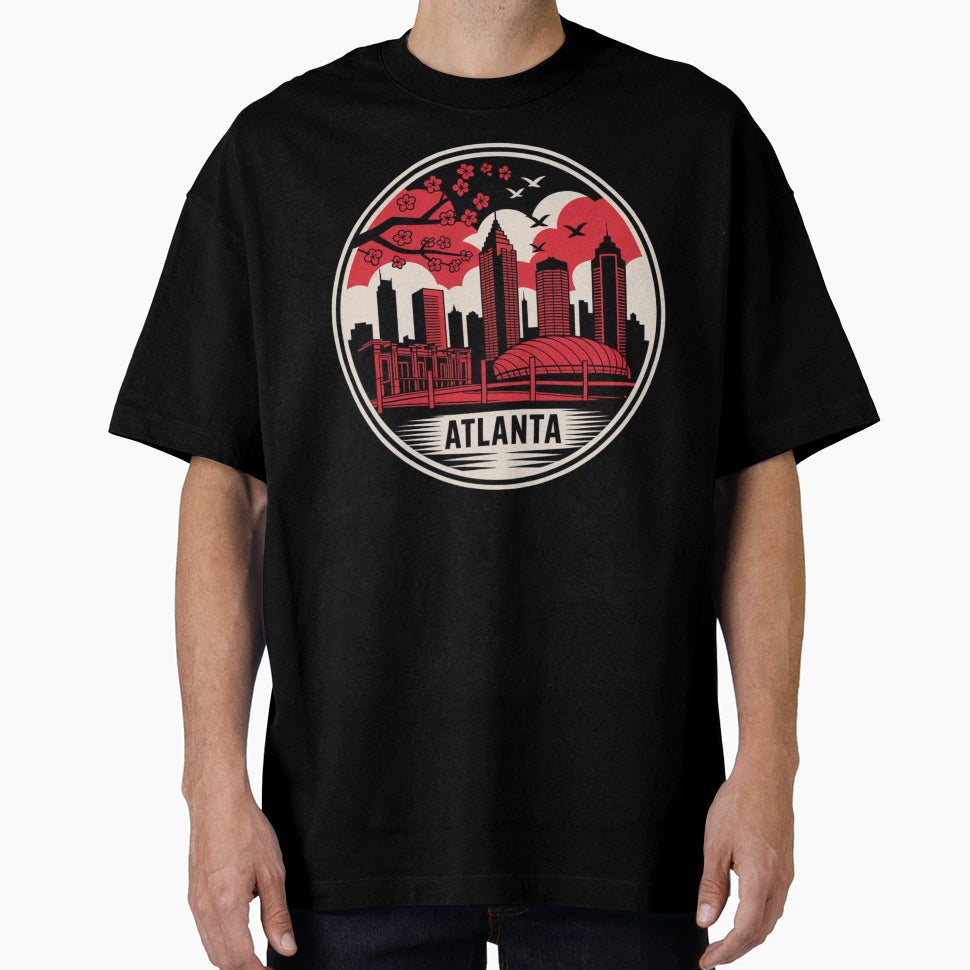 Atlanta T-Shirt - Custom Art Print Men Women - T-Shirt, Sweatshirt, Hoodie