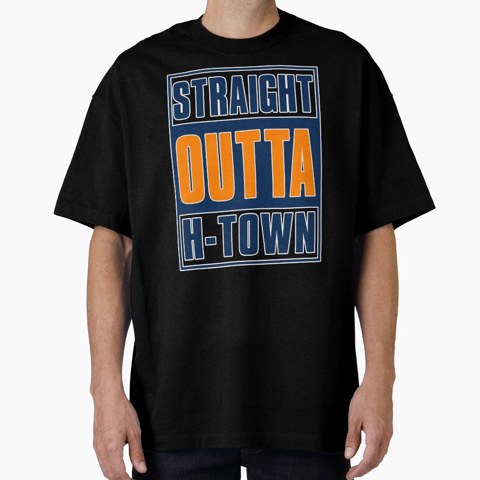 Straight Out H Town T-Shirt - Custom Art Print Unisex - T-Shirt, Sweatshirt, Hoodie