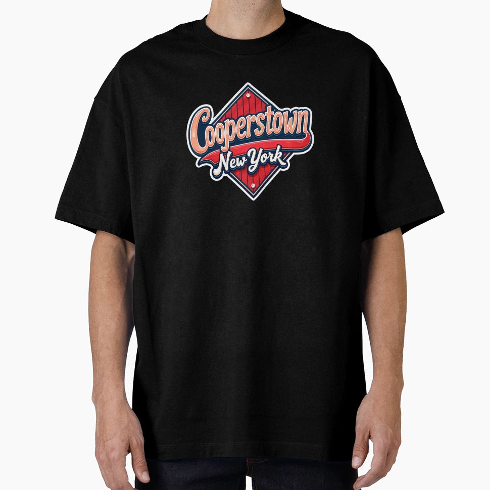 Cooperstown New York T-Shirt - Trendy Graphic for Adults - T-Shirt, Sweatshirt, Hoodie
