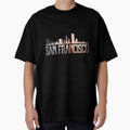 San Francisco Skyline Golden Gate Brigde T-Shirt - Streetwear Style Unisex - T-Shirt, Sweatshirt, Hoodie