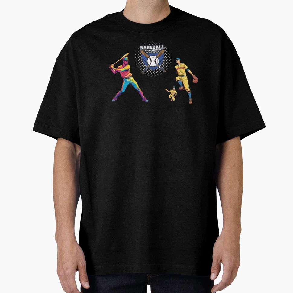Baseball Shield T-Shirt - Streetwear Style for Adults - T-Shirt, Sweatshirt, Hoodie