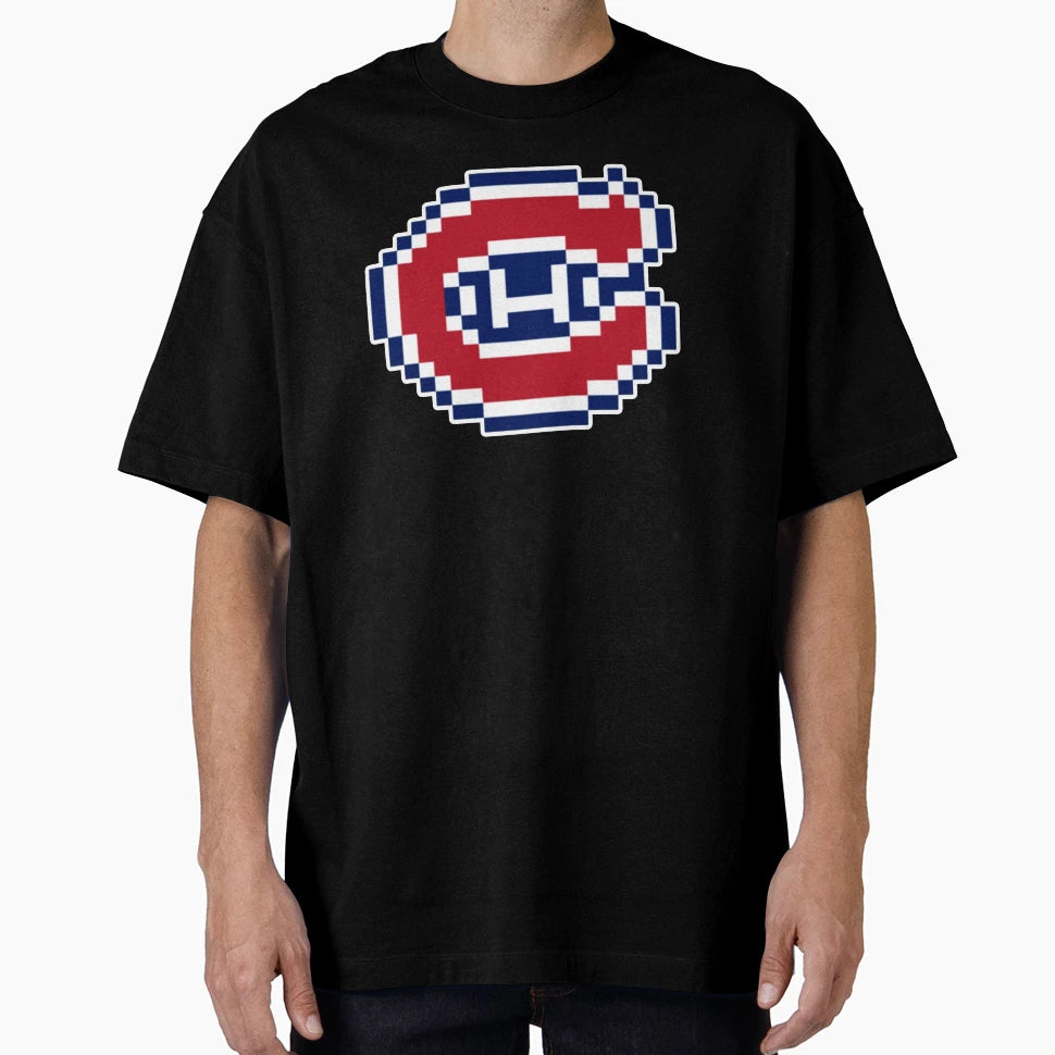 Montreal Hockey 8 Bit Video Games And T-Shirt - Novelty Apparel Unisex - T-Shirt, Sweatshirt, Hoodie