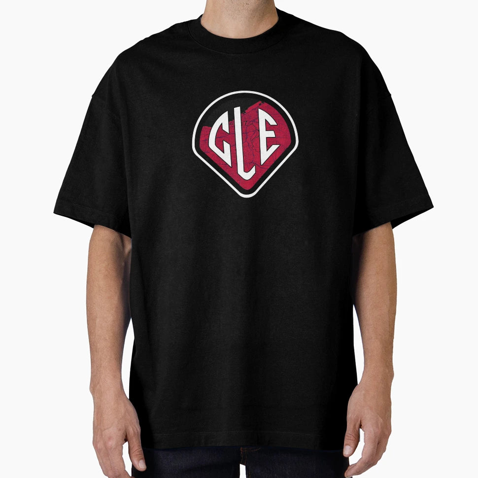 Cleveland Baseball Diamond Cle City Map T-Shirt - Novelty Apparel Unisex - T-Shirt, Sweatshirt, Hoodie