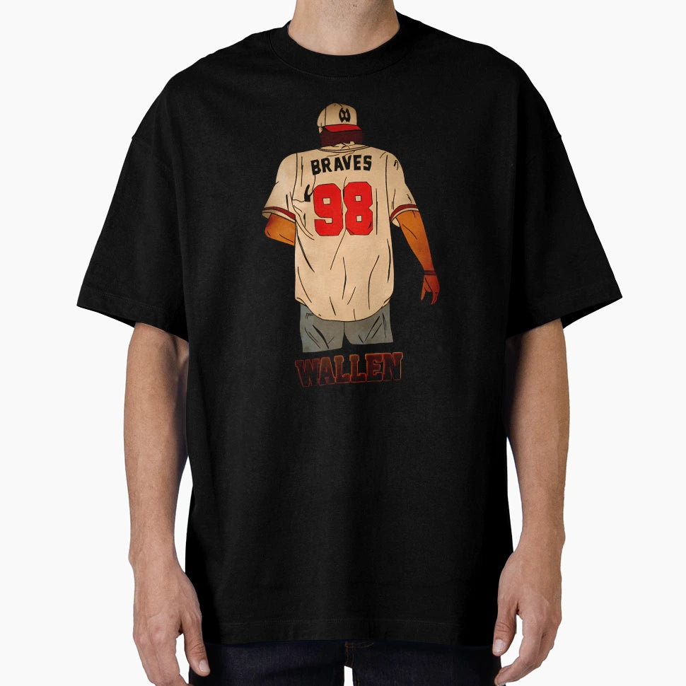 Braves 98 Morgan Wallen Vol 01 T-Shirt - Aesthetic Graphic Unisex - T-Shirt, Sweatshirt, Hoodie