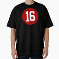 Joe Montana Number 16 Jersey San T-Shirt - Fun Novelty Design for Adults - T-Shirt, Sweatshirt, Hoodie