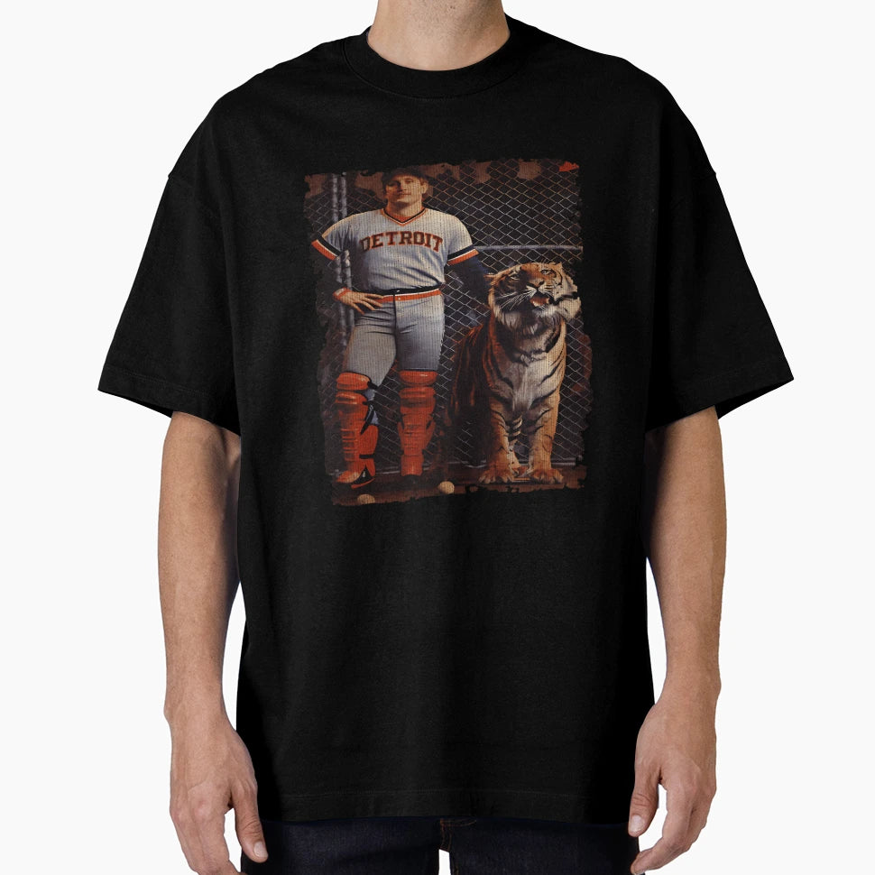 Lance Parrish Detroit Tigers T-Shirt - Aesthetic Graphic Men Women - T-Shirt, Sweatshirt, Hoodie