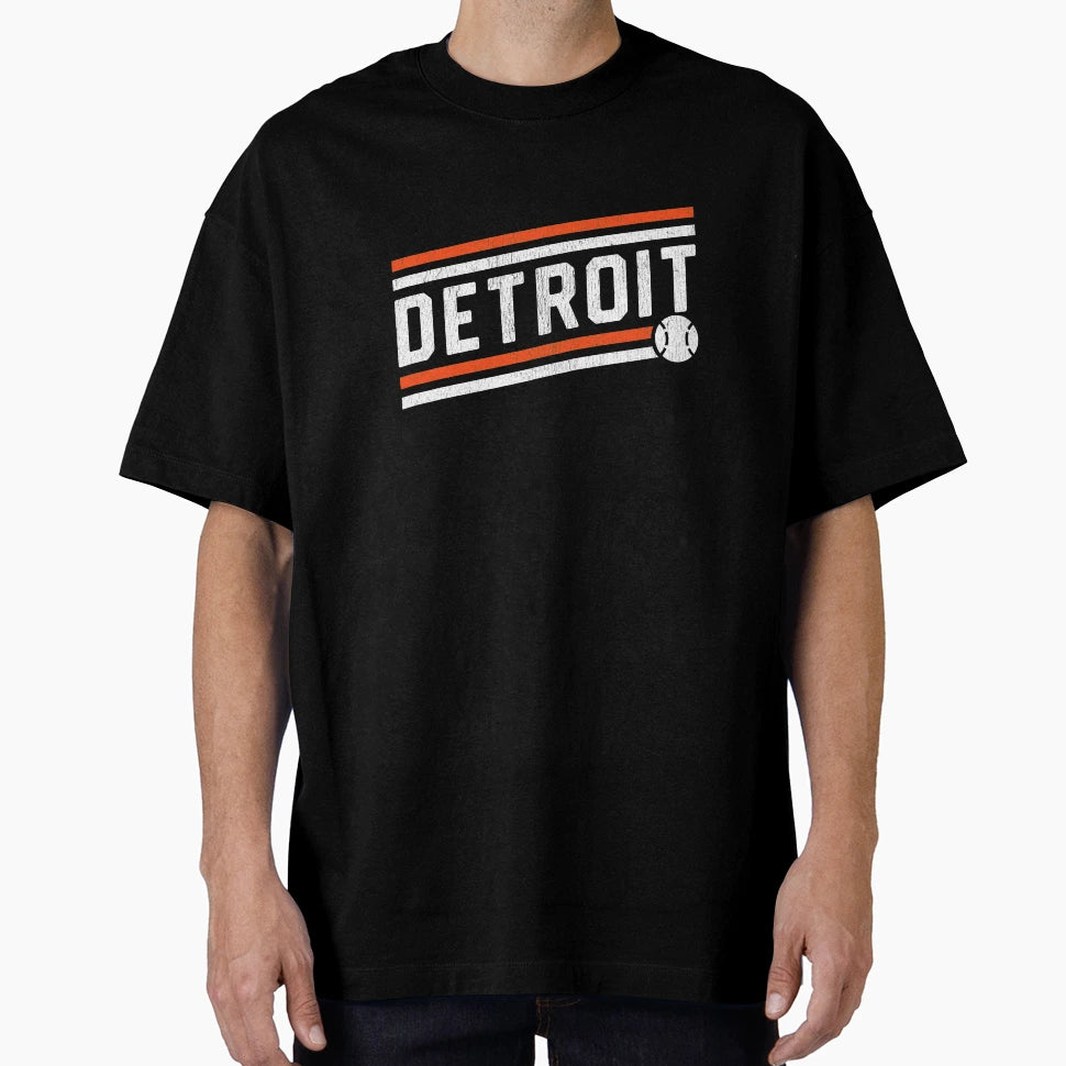 Detroit Baseball Home Run T-Shirt - Fun Novelty Design for Adults - T-Shirt, Sweatshirt, Hoodie