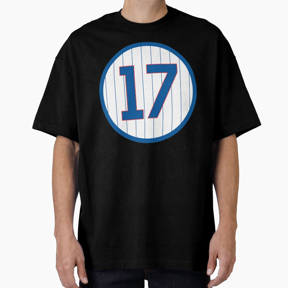 Kris Bryant 17 Jersey Number T-Shirt - Casual Everyday Wear Men Women - T-Shirt, Sweatshirt, Hoodie