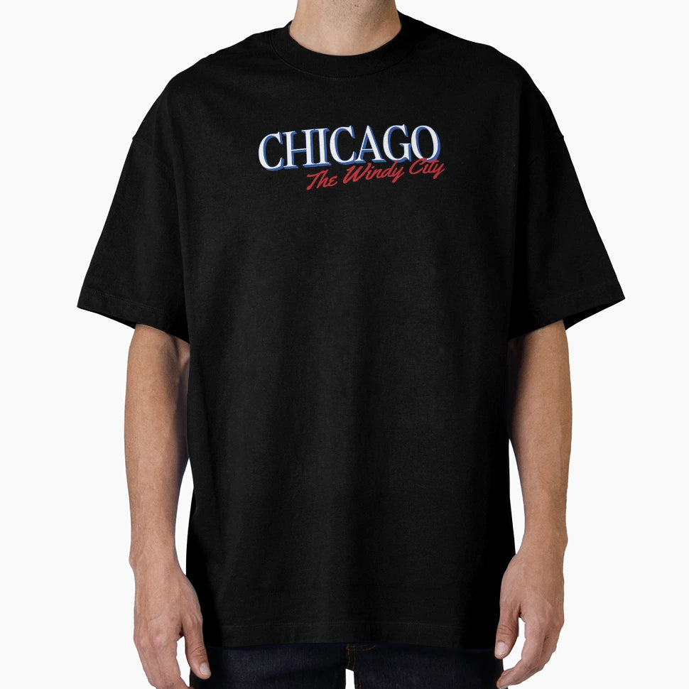 Chicago Windy City T-Shirt - Minimalist Print Unisex - T-Shirt, Sweatshirt, Hoodie