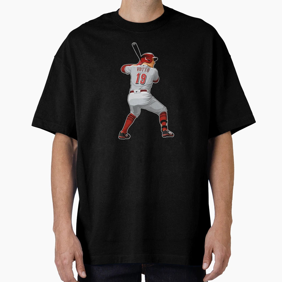 Joey Votto 19 Bats Ready T-Shirt - Unique Graphic for Adults - T-Shirt, Sweatshirt, Hoodie