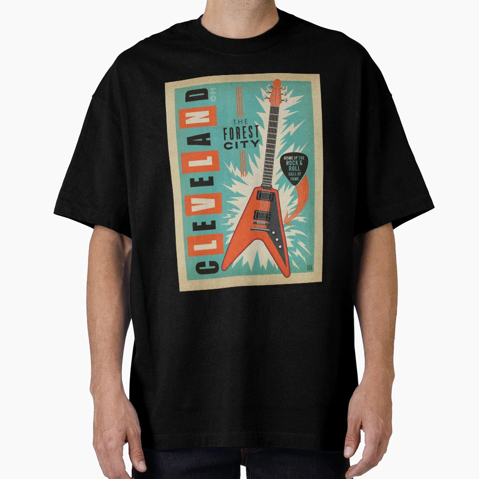 Cleveland Oh T-Shirt - Graphic Print Unisex - T-Shirt, Sweatshirt, Hoodie